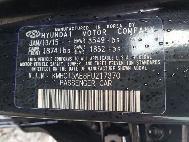 2015 HYUNDAI ACCENT GS KMHCT5AE8FU217370