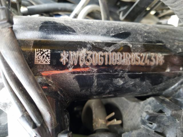 2018 BMW G310 R WB30G1109JR852431