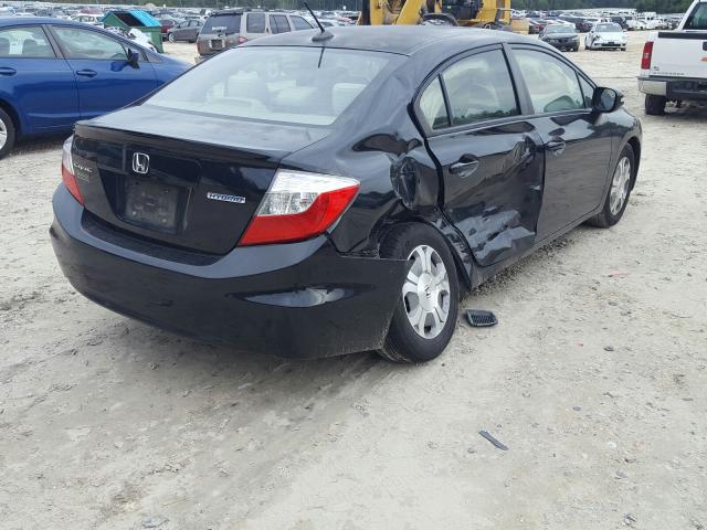 2012 HONDA CIVIC HYBR JHMFB4F29CS005354