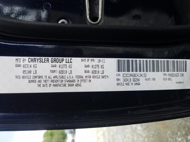 2012 CHRYSLER 300 2C3CCAAG8CH134152