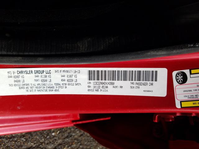 2014 DODGE AVENGER SE 1C3CDZAB4EN143960