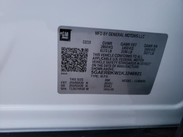 2019 BUICK ENCLAVE ES 5GAERBKW1KJ246921