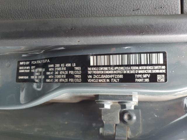 2017 JEEP RENEGADE S - ZACCJBAB0HPF23580