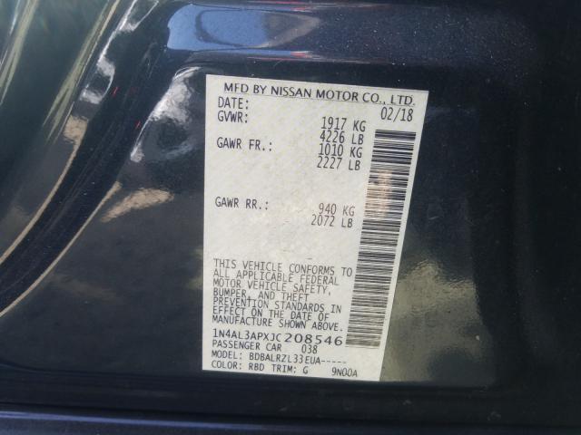 2018 NISSAN ALTIMA 2.5 - 1N4AL3APXJC208546