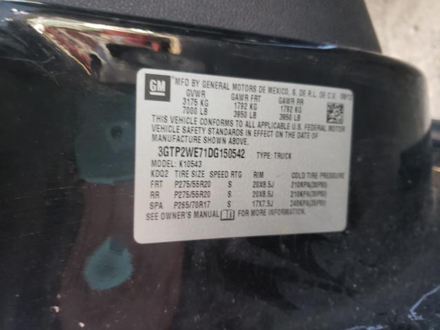 2013 GMC SIERRA K15 3GTP2WE71DG150542