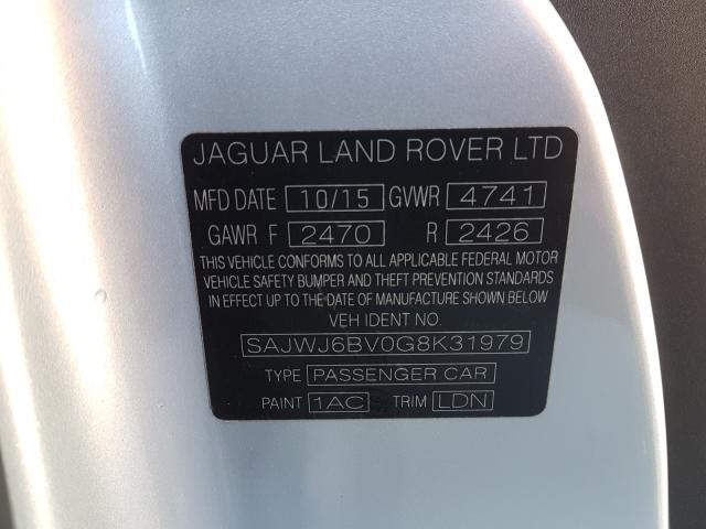 2016 JAGUAR F-TYPE S SAJWJ6BV0G8K31979