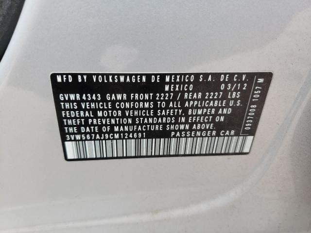2012 VOLKSWAGEN JETTA GLI 3VW567AJ9CM124691