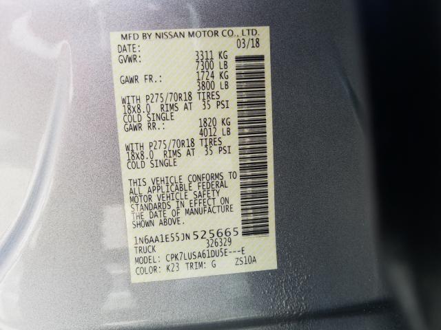2018 NISSAN TITAN SV 1N6AA1E55JN525665