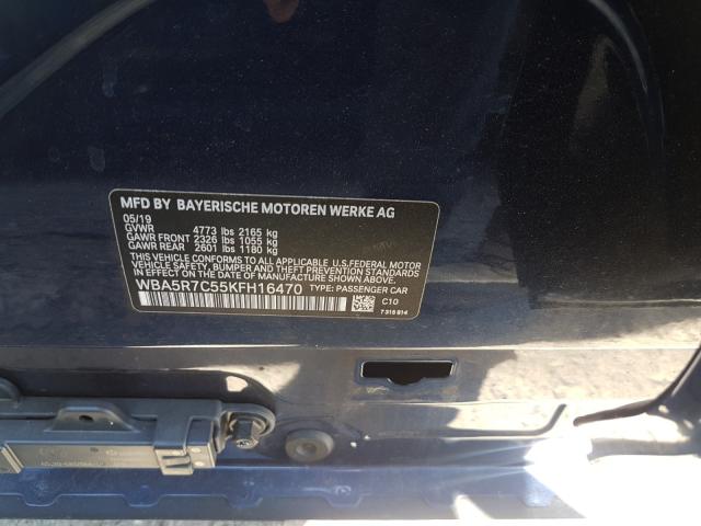 2019 BMW 330XI WBA5R7C55KFH16470