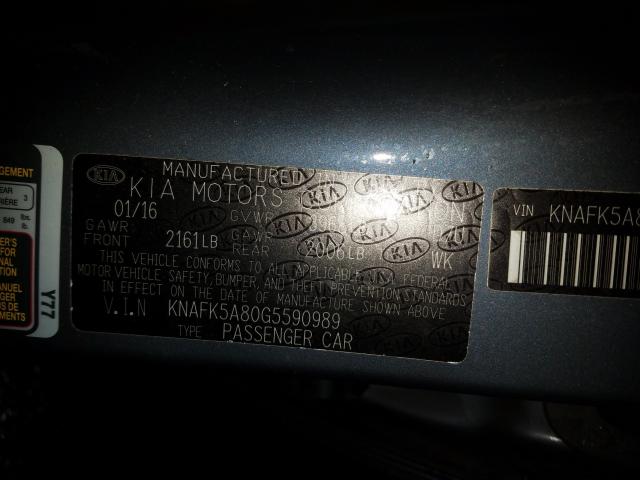 2016 KIA FORTE LX KNAFK5A80G5590989