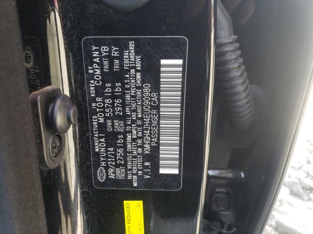 2014 HYUNDAI EQUUS SIGN KMHGH4JH4EU090980