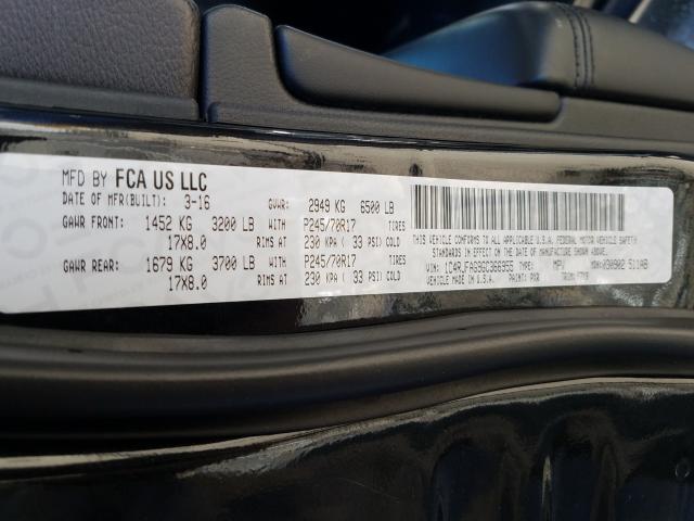 2016 JEEP GRAND CHER 1C4RJFAG9GC366955