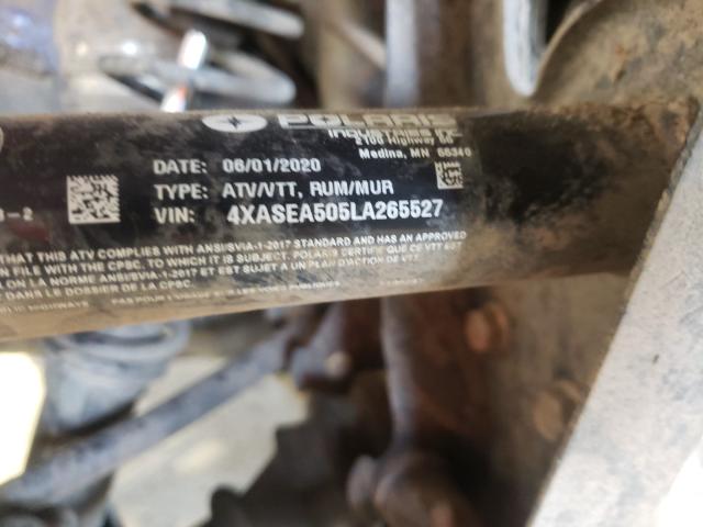 2020 POLARIS SPORTSMAN 4XASEA505LA265527