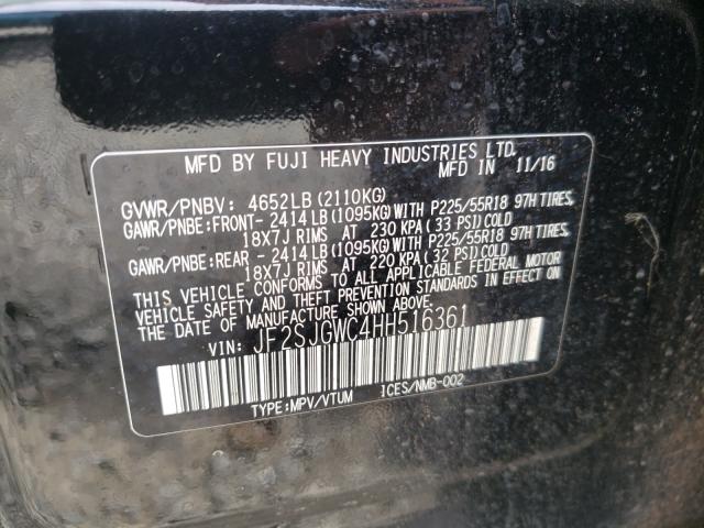2017 SUBARU FORESTER 2 JF2SJGWC4HH516361