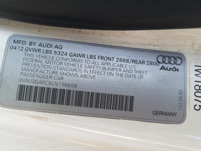 2012 AUDI A7 PRESTIG WAU2GAFCXCN156658