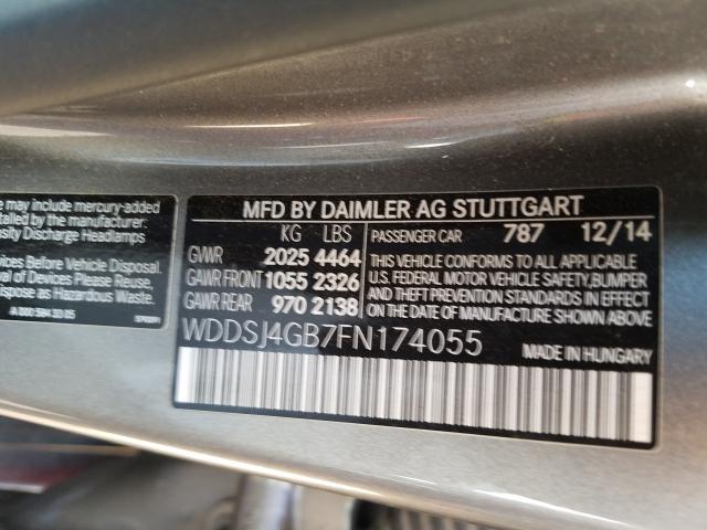2015 MERCEDES-BENZ CLA 250 4M WDDSJ4GB7FN174055