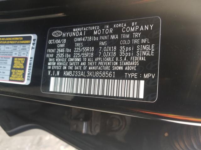 2019 HYUNDAI TUCSON LIM KM8J33AL3KU858561