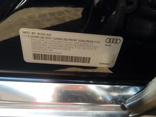 2013 AUDI A8 L QUATT WAUR2AFDXDN016505