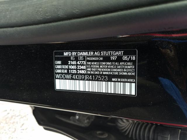 2018 MERCEDES-BENZ C 300 4MAT WDDWF4KB9JR417523