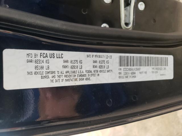 2020 DODGE CHARGER SX 2C3CDXBG4LH126497