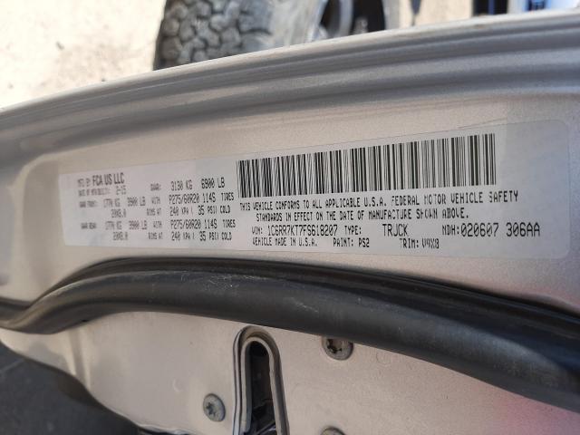 2015 RAM 1500 ST 1C6RR7KT7FS618207