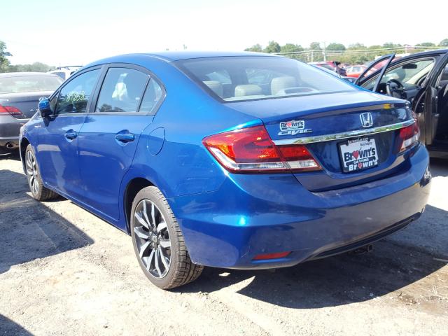 2014 HONDA CIVIC EXL 19XFB2F92EE275096