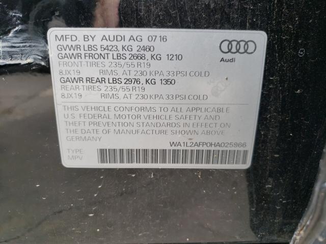 VIN WA1L2AFP0HA025966 2017 Audi Q5, Premium Plus no.10