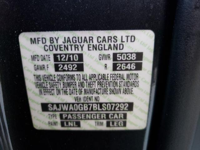 2011 JAGUAR XF PREMIUM SAJWA0GB7BLS07292
