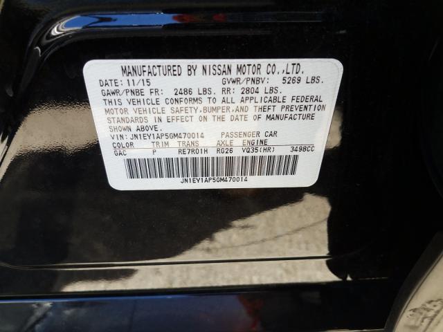 2016 INFINITI Q70 HYBRID JN1EY1AP5GM470014