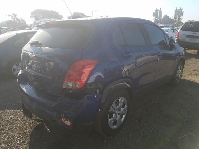 2017 CHEVROLET TRAX LS 3GNCJKSB4HL154947