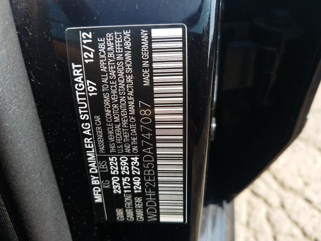 2013 MERCEDES-BENZ E 350 BLUE WDDHF2EB5DA747087