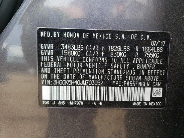 2018 HONDA FIT LX 3HGGK5H40JM703952
