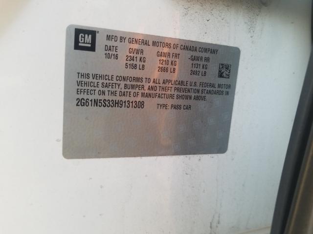 2017 CADILLAC XTS LUXURY 2G61N5S33H9131308