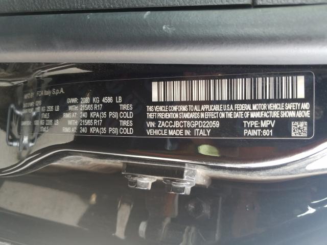2016 JEEP RENEGADE T ZACCJBCT8GPD22059