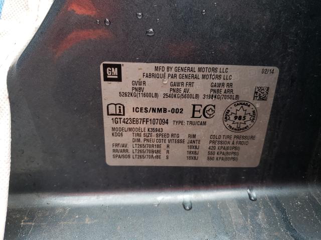2015 GMC SIERRA K35 - 1GT423E87FF107094