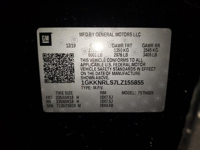 2020 GMC ACADIA SLE 1GKKNRLS7LZ155855
