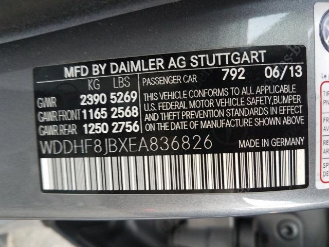 2014 MERCEDES-BENZ E 350 4MAT WDDHF8JBXEA836826