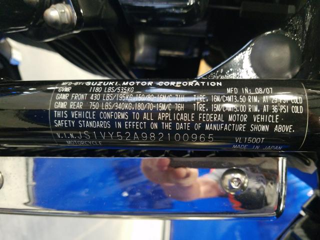 2008 SUZUKI VL1500 JS1VY52A982100965