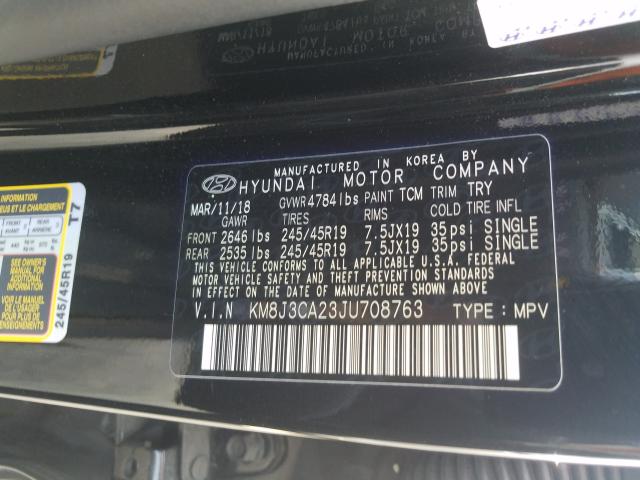 2018 HYUNDAI TUCSON VAL KM8J3CA23JU708763