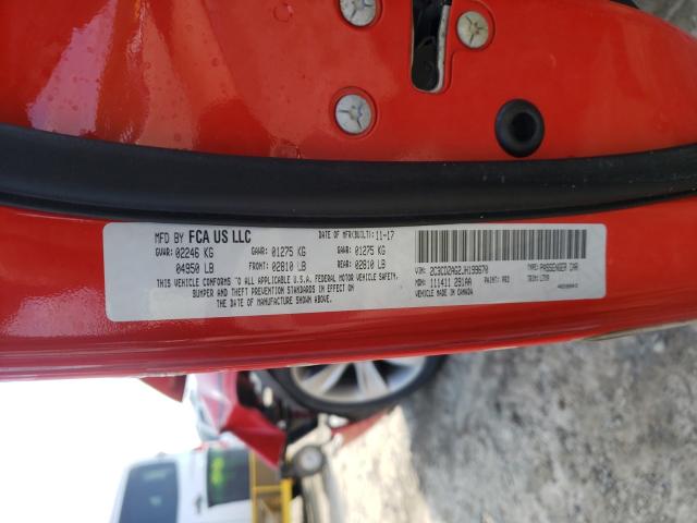 2018 DODGE CHALLENGER 2C3CDZAG2JH199670