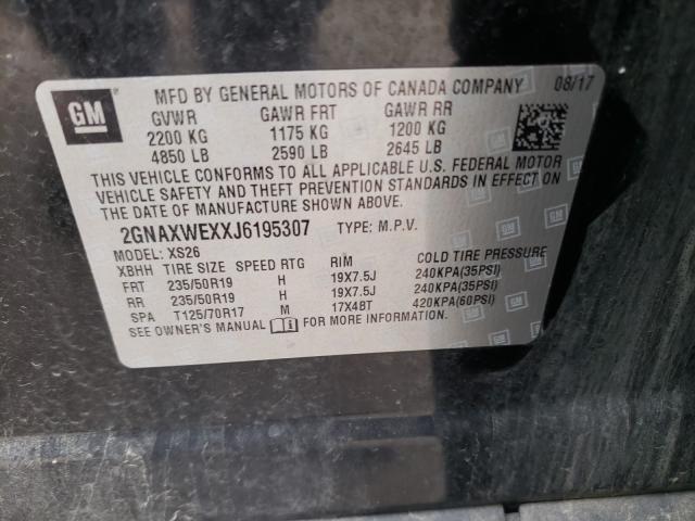 2018 CHEVROLET EQUINOX PR 2GNAXWEXXJ6195307