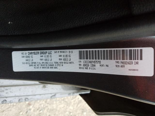 2015 CHRYSLER 200 LIMITE 1C3CCCAB2FN575755