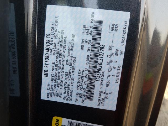 2020 FORD MUSTANG GT - 1FA6P8CF0L5127283