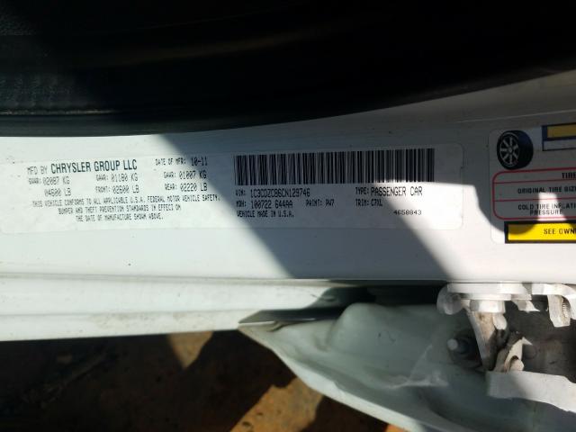 2012 DODGE AVENGER SX 1C3CDZCB6CN129746