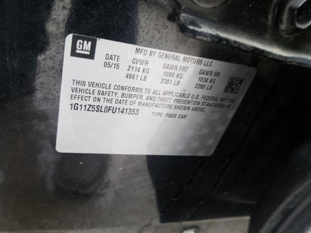 2015 CHEVROLET IMPALA LS 1G11Z5SL0FU141353