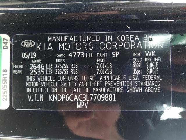 2020 KIA SPORTAGE S KNDP6CAC3L7709881
