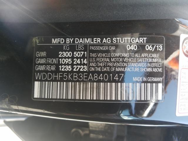 2014 MERCEDES-BENZ E 350 WDDHF5KB3EA840147