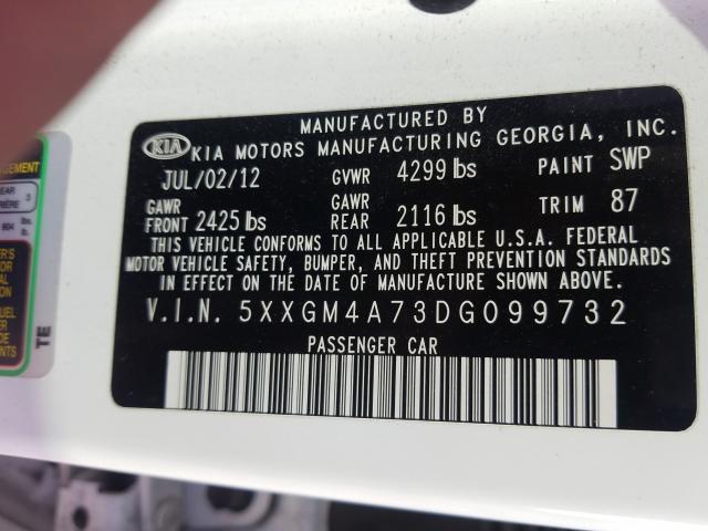 2013 KIA OPTIMA LX 5XXGM4A73DG099732