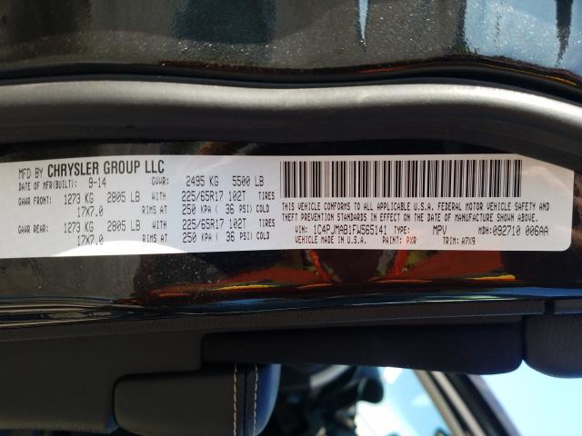 2015 JEEP CHEROKEE 1C4PJMAB1FW565141