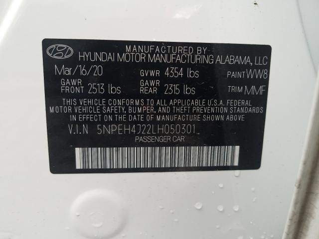 2020 HYUNDAI SONATA LIM 5NPEH4J22LH050301